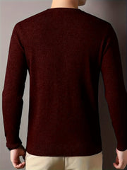 100% Cashmere Men'S Sweater Perfect for Casual Comfort Business Layering The Fabric Is Soft Exceptionally Warm