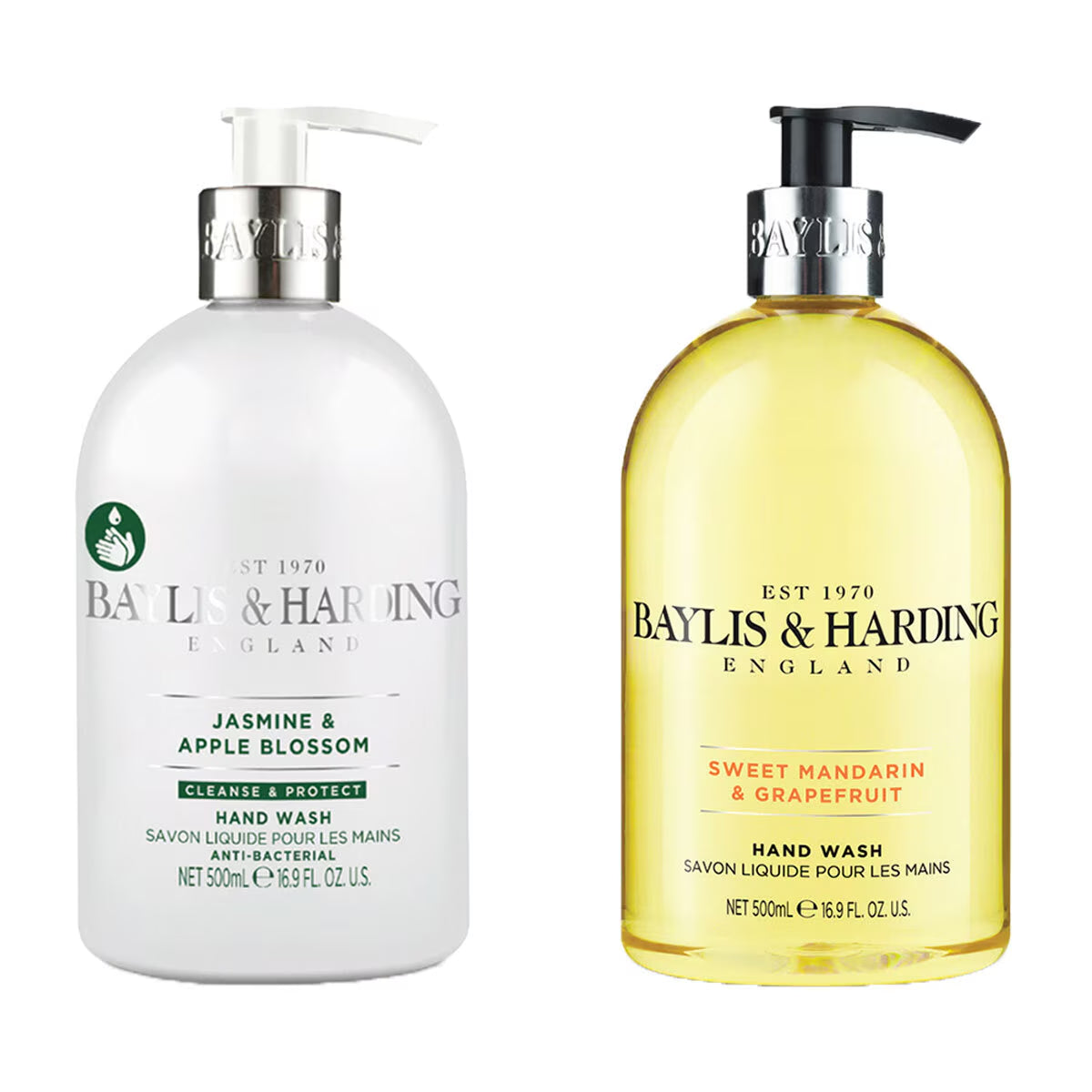 Baylis & Harding Hand Wash in 2 Varieties, 4 X 500Ml
