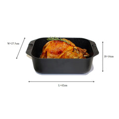 Berghoff Eurocast Double Roasting Pan, 42Cm