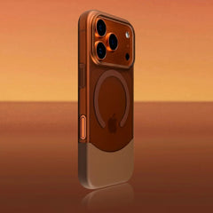 Phone Case - Elegant Split Hard Matte Design for Pro Models 17, 16, 15, 14, And 13, Featuring Ultra-Thin Magnetic Protection