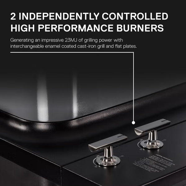 Everdure Force 2 Burner Gas Barbecue in Graphite