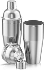 Cocktail Shaker,750Ml Martini Shaker,Food Grade Stainless Steel Martini Mixer Built-In Strainer,Drink Shaker by Luckygoobo,Bartender Kit Gifts.