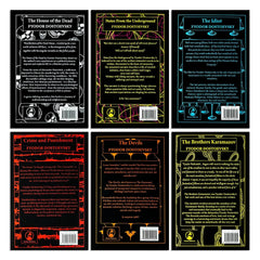 Complete Collection of Fyodor Dostoevsky 6 Books Set (Crime and Punishment, Notes From the Underground, The Brother Karamazov, The Devils, The House of the Dead, The Idiot)