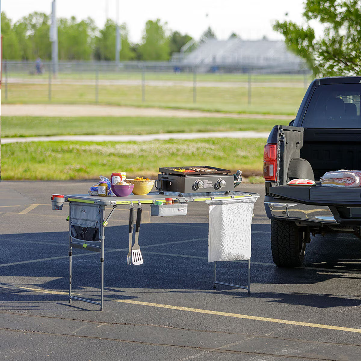CORE 5FT Flexrail Outdoor Cook Table with Accessories