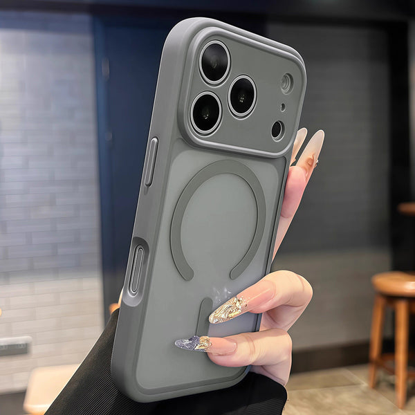 Phone Case: Luxury Ultra-thin Non-slip Durable Shockproof Phone Case for iPhone 17 Air 16 15 14 13 12 11 Pro Max Plus Translucent Frosted Matte Magnetic Wireless Charging Induction Protect Cover Hard Black Blue Grey Cases