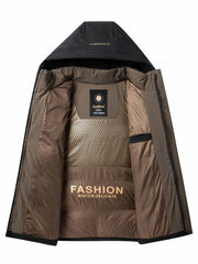 Winter New Warm Jacket with Detachable Hood, Trendy Fashion Men's Parka Coat, Business Casual Versatile Outerwear