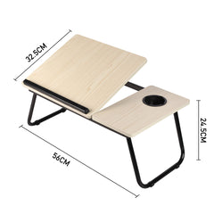 Adjustable Tilting Laptop Desk Sofa Bed Writing Notebook Computer Desk Breakfast Tray Folding Portable Table