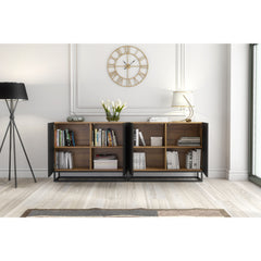 Ripple Duo 200cm Modern Sideboard with Fluted Doors and Storage