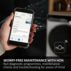 Haier X5 HW90-BP14357TUUK, 9Kg Washing Machine, a Rated in White