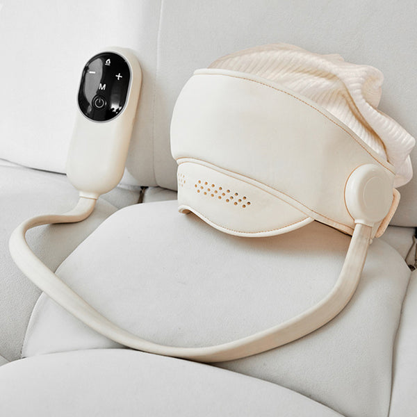 Portable Head & Eye Massage Device with Hot Compression, Decompression Design for Relaxation, Suitable for Daily Use & Rest, Scalp Massage Tool, Personal Relaxation Aid