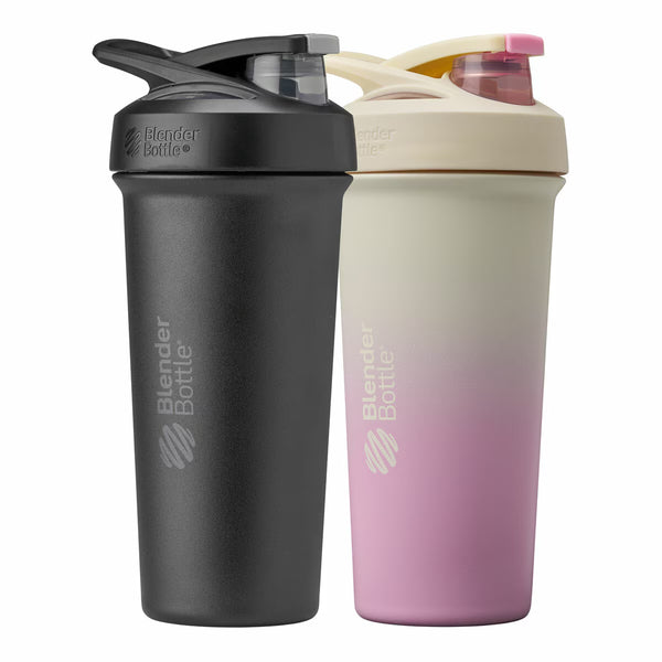 Blenderbottle Strada Stainless Steel Shaker Bottle, 740Ml, 2 Pack