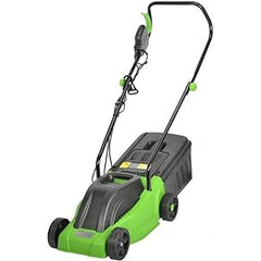 ToolTronix Electric Rotary Lawnmower with 1000w Turbo Drive Motor 30 cm Steel Blade, Air-Lift Grass Collection Technology, 10m Cable with BS Plug, 25 litre Lawn Mower Collection Box