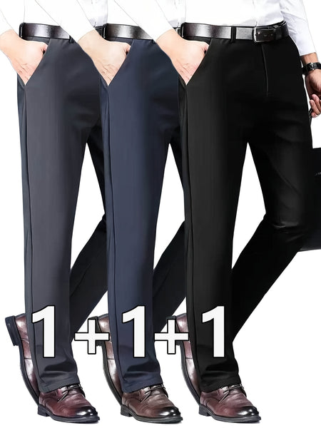 [Tongtongbang OBM] 3pcs Set Men'S Classic Stretch Trousers Casual All-Match Daily Long Pants