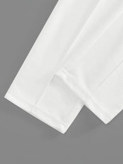 Men's 2pcs Set: Long-Sleeve Shirt and Drawstring Pants - Clean, Comfortable, Breathable