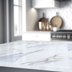 WALPLUS 24pcs Glossy Tile Stickers for Kitchen 15x15cm (6