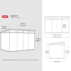 Keter Storm Grey Signature 11Ft 2