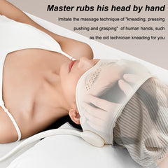 Portable Head & Eye Massage Device with Hot Compression, Decompression Design for Relaxation, Suitable for Daily Use & Rest, Scalp Massage Tool, Personal Relaxation Aid