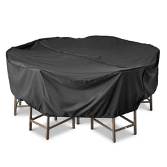 Agio Mckinnon 7 Piece High Fire Dining Set + Cover