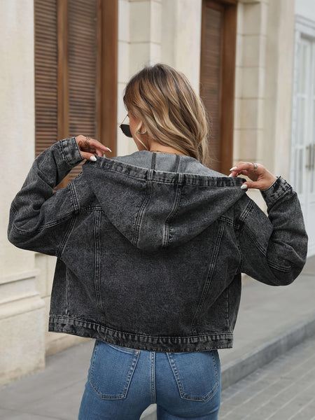 Women's Loose Fit Casual Denim Jacket