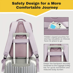 40X20X25Cm Cabin Backpack, Camping Backpack, Ryanair Carry-On Luggage, Travel Bag for Business, Accommodates 14' Laptop, Under- Cabin Bag, Complies with Airline Boarding Size Standards, Carry-On Bag for Air Travel, Rucksack