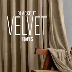 2pc Luxury Velvet Curtain Panels with Free Matching Velvet Cushion Cover – Thermal Insulated Grommet Top Drapes, Energy Saving Curtain Panels for Bedroom & Living Room Home Decor, Perfect Holiday Gift