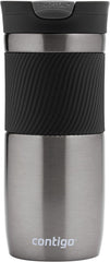 Contigo Byron Snapseal Travel Mug | Stainless Steel Thermal Mug | Vacuum Flask | Leakproof Tumbler | Coffee to Go Mug with BPA Free Easy-Clean Lid