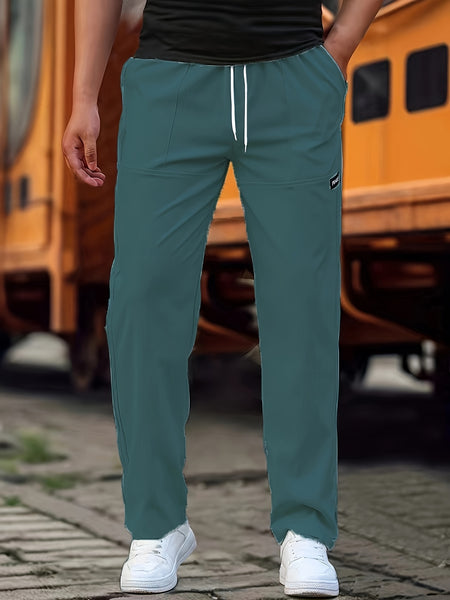 Two-Pc Men'S Casual Pants Men'S Straight-Leg Casual Work Pants Spring And Summer Thin Style