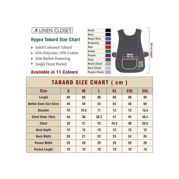 Pack of 2 Tabard Apron | Aprons for Men, Women, and Ladies | Professional Cooking Aprons with 2 Pockets | Adjustable Kitchen Apron for Baking, BBQ, Grilling, Gardening, Crafting, Cleaning, Painting, Barista, Restaurant Work | Cute & Stylish Gift Apron for
