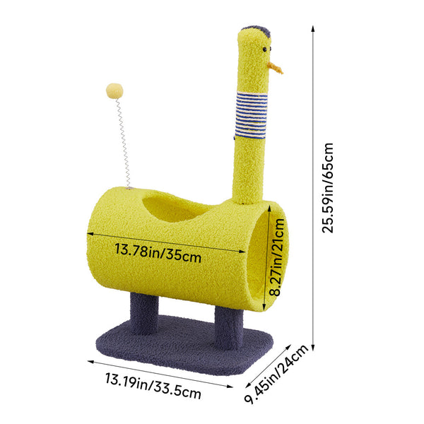Lovely Design Cat Tree, Cat Scratching Post, Cat Nest, Multifunctional and Practical Cat Supplies for Cat'S Entertainment, Rest and Sleep. Two Styles Will Be Loved By Your Cat