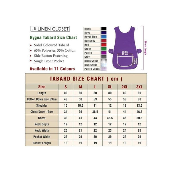 Pack of 2 Tabard Apron | Aprons for Men, Women, and Ladies | Professional Cooking Aprons with 2 Pockets | Adjustable Kitchen Apron for Baking, BBQ, Grilling, Gardening, Crafting, Cleaning, Painting, Barista, Restaurant Work | Cute & Stylish Gift Apron for