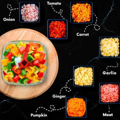 AEX Manual Food Chopper Hand Pull String Vegetable Chopper for Onion Garlic Herbs Nuts Compact Kitchen Food Processor Easy Clean Multifunction Chopper Persian Red