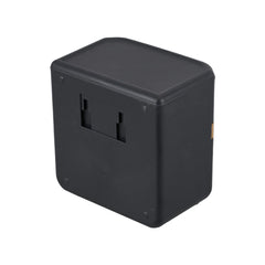 Hole-Free Wall-Mounted Tissue Box for Bathrooms, Waterproof Bathroom Storage Rack, Kitchen Paper Holder, Toilet Roll Holder, Dual-Purpose Tissue/Roll Dispenser, Multi-Functional Tissue Storage Rack, Compact Design, Black, Suitable for Bathrooms, Kitchens,