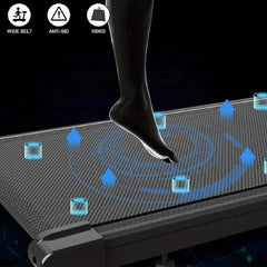 Sports Treadmill 2.5HP Treadmill for Home, Bracket Design, Shock Absorption Indoor Walking Pad, Under Desk Treadmill, Suitable for Home Fitness 260 LBS Maximum Weight
