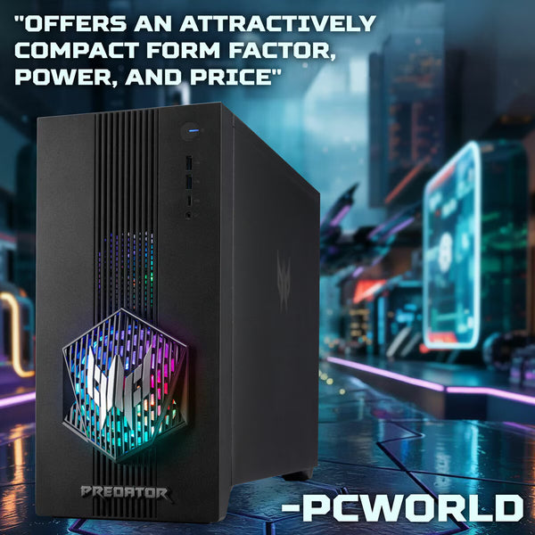 Acer Predator Orion 3000, Intel Core I5, 16GB RAM, 512GB SSD, NVIDIA Geforce RTX 5060 Gaming Desktop PC, DG.E4UEK.001