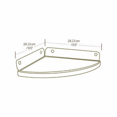 Lifetime Corner Shelf Accessory Kit (2 Pack) - Model 0110