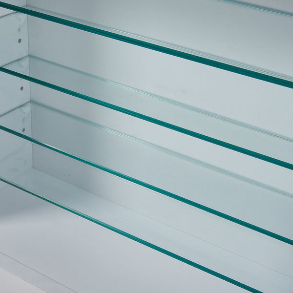 5-Layer Transparent Collection Display Cabinet, Space-Saving Display Cabinet for Home, Office, Bathroom, Living Room, Wall Mounted, Multi-tier Shelving, Space-Saving, Durable Organizer, Ideal for Storage and Decoration