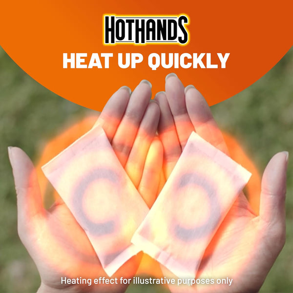 Hothands Hand Warmers - 5 Pairs - 10 Hours of Heat - Air Activated - Ready to Use