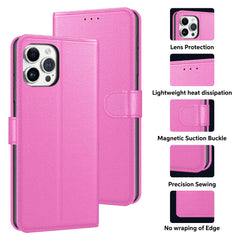 Luxury Case for iPhone 16 Pro Max Plus, 15 Pro Max Plus, 14 Pro Max Plus, 13 Pro Max mini, 12 Pro Max Mini, 11 Pro Max XS MAX XS X SE 8 Plus 7 Plus 6 6S PlusLeather Phone Case Cover, PU Faux Leather Wallet Book Folio Flip Magnetic Shockproof Case with Car