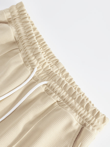 Men's 2pcs Set: Long-Sleeve Shirt and Drawstring Pants - Clean, Comfortable, Breathable