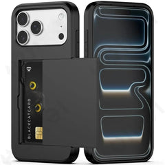 Protective Case for Iphone 17, 16, 15, 14 Plus, 13, 12, 11 Pro Max, 17Air, 16E, 13Mini, And 12Mini Featuring a Wallet Card Holder And Shockproof Design.
