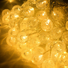 LED Fairy Lights Bulbs Glass Bulbs IP44 Retro Lighting for Indoor/Outdoor Decoration for Garden Party Patio Room Balcony Warm White(10m/20m/30m, 80 LED/160 LED/240 LED)