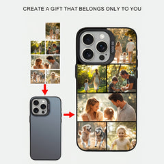 Phone Case - Personalized DIY Christmas Memorial Matte Black Phone Cover, Designed for Iphone 16 Pro Max/15 Pro/14 Plus/13/12/11/7/8 Plus/X/Xr/Xs Max, And Also Compatible with for Samsung S25 S25 Ultra. Stylish, Vibrant, And Adorable Design