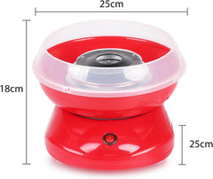Holdfiturn Candy Floss Machine Professional Automatic Candy Floss Maker Machine round Cotton Sugar Machine Kit for Birthday Parties Children'S Day Christmas Day and Wedding Party (Red)
