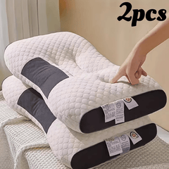 1/2pcs Sleep Pillow, Hotel Style Design, Soft High Bounce Non-Collapsing Pillow, Hypoallergenic, Zipper Closure, Machine Washable, Breathable & Comfortable, All-Season Multipurpose Bed Pillow for Adults