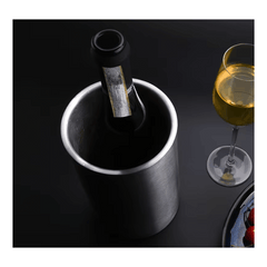 1.6L Double-Layer Stainless Steel Ice Bucket, Champagne Bucket for Bars, Straight Beer And Red Wine Bucket, Ice Bucket for KTV Clubs