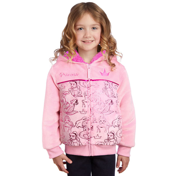 Character Kids Princess Plush Hoodie