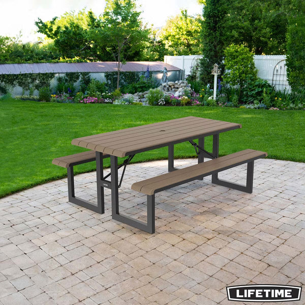 Lifetime 6Ft (1.83M) Folding Picnic Table - Model 60481
