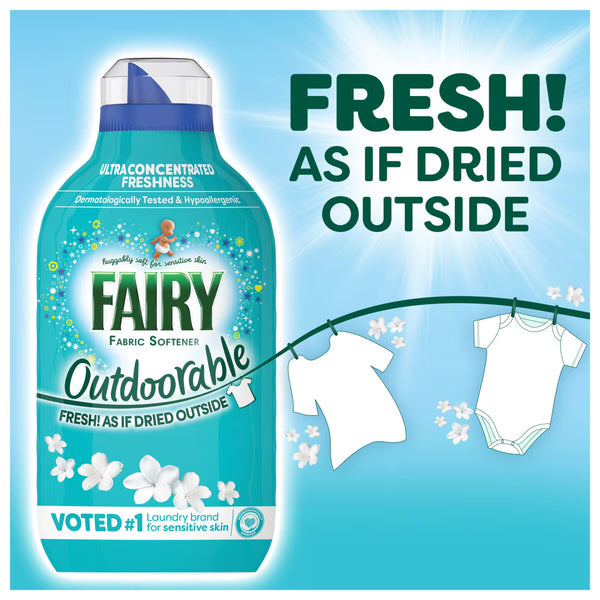 Fairy Outdoorable Fabric Softener, 285 Wash, 3.99L