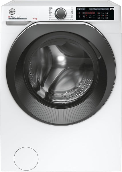 Hoover H-WASH 500 10Kg Freestanding Washing Machine, 1400 RPM, a Rated, Eco‑Power Inverter Motor, Hon App, 60 Programmes, Care Dose, Power Care System, Black, 60X59X85 Cm ‑ HW 410AMBCB/1-80