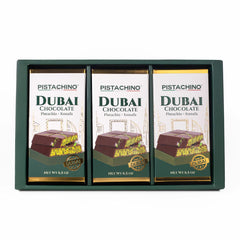 Pistachino Dubai Bar Gift Set, 3X185G
